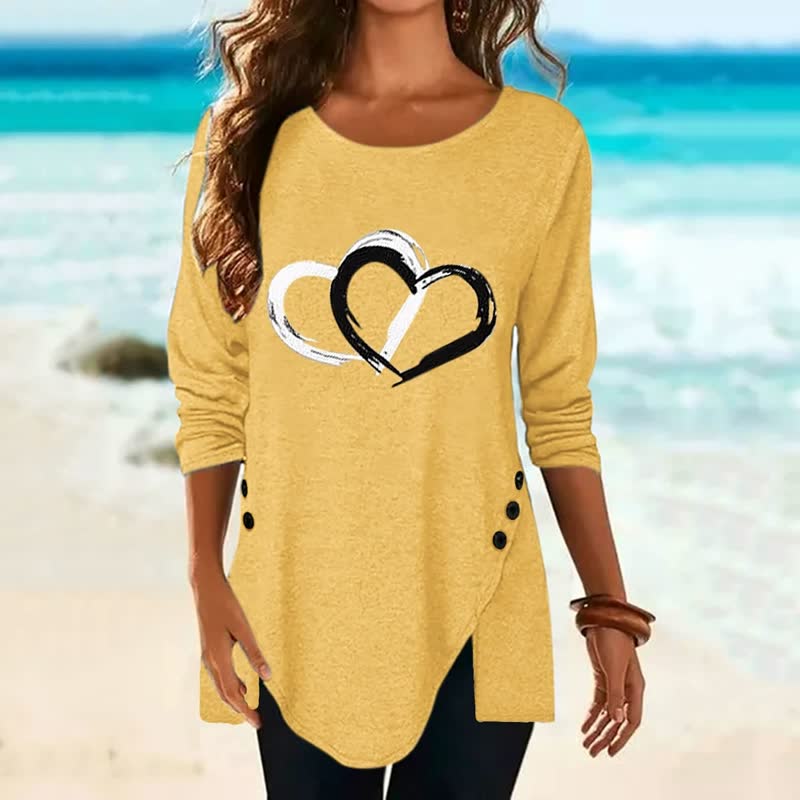 2Hearts™: Comfortabele En Oversized Shirt Voor Vrouwen