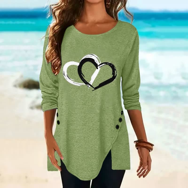 2Hearts™: Comfortabele En Oversized Shirt Voor Vrouwen