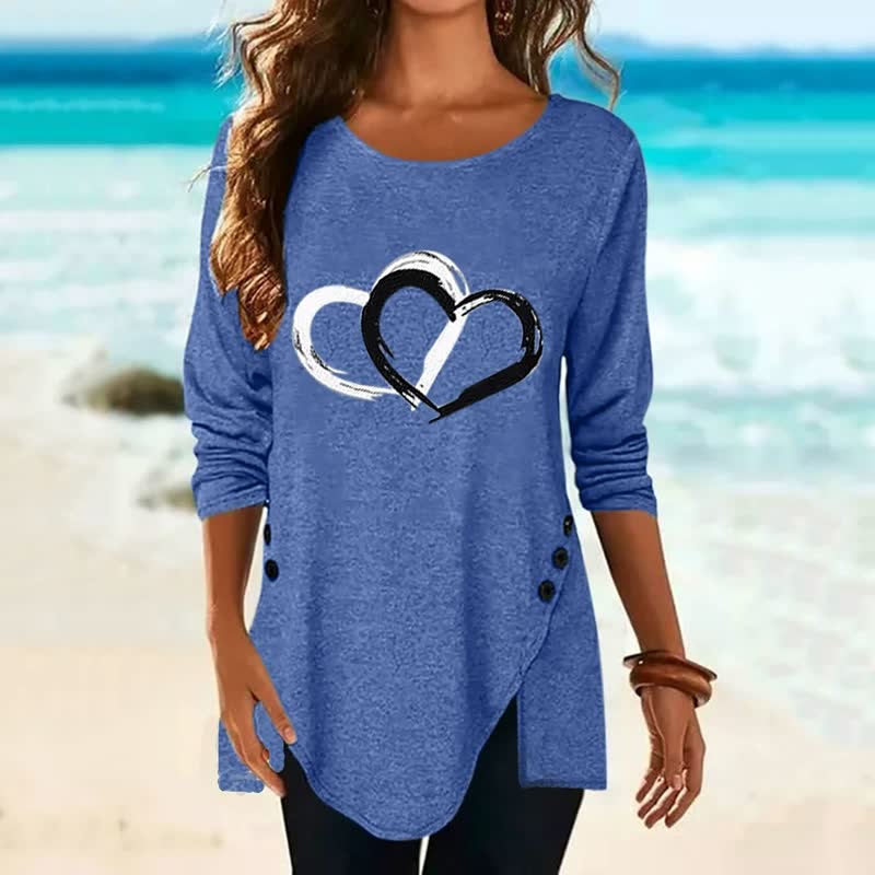2Hearts™: Comfortabele En Oversized Shirt Voor Vrouwen