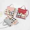 Women Plaid Leather Handbags | Large Crossbody Bag For Women