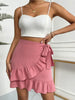 Gerimpelde Minirok | Casual Zomer Bandage Sexy Korte Rok